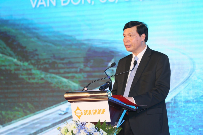 Chủ tịch UBND tỉnh Quảng Ninh phát biểu tại sự kiệ