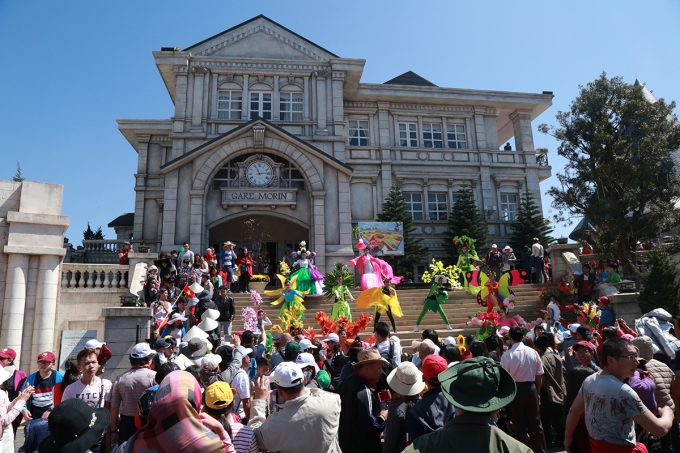 Các lễ hội tại Bà Nà Hills rất thu hút khách