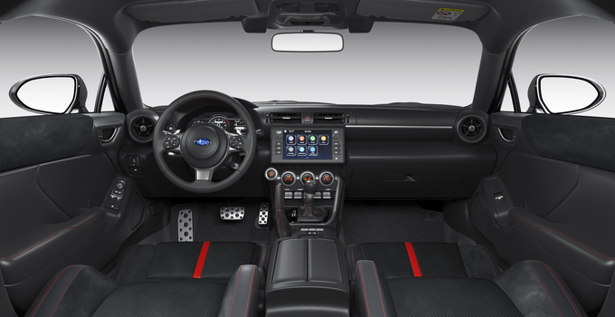 Khoang nội thất Subaru BRZ bản số tự động 6 cấp.