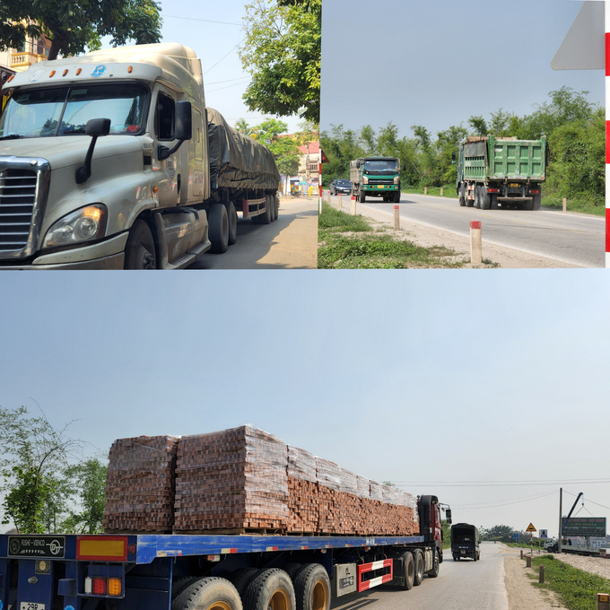 Tình trạng xe quá khổ, quá tải hoạt động rầm rộ trên tuyến đường tỉnh 378, địa phận tỉnh Hưng Yên gây mất an toàn giao thông.
