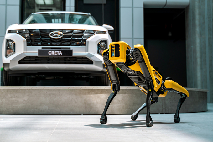 Robot SPOT được Hyundai Thành Công đưa về Việt Nam.