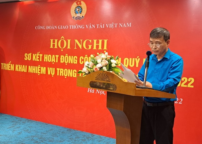 Ông Lê Ngọc Minh, Phó Chủ tịch Công đoàn GTVT Việt Nam