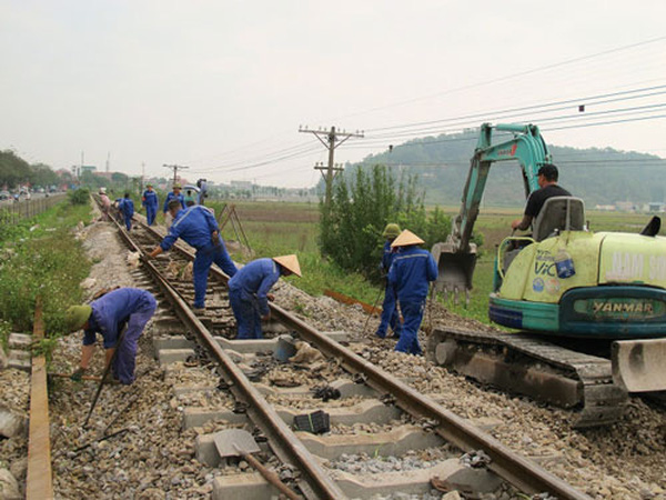 Đường sắt Hà Nội - Vinh sẽ tiếp tục được cải tạo, nâng cấp (Ảnh minh họa)