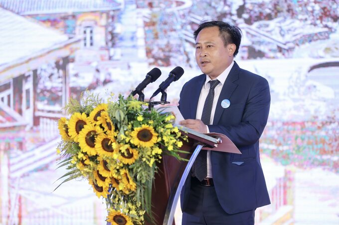 Ông Lương Trọng Quỳnh - Phó Chủ tịch UBND tỉnh Lạng Sơn phát biểu tại buổi lễ