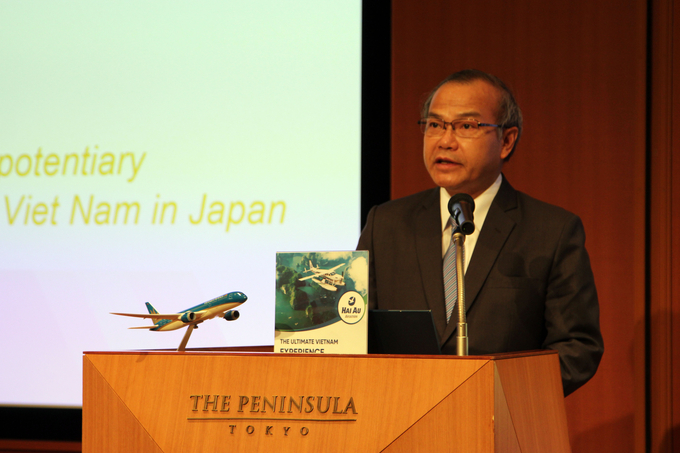 Đại sứ Việt Nam tại Nhật Bản Vũ Hồng Nam tham dự và phát biểu tại sự kiện