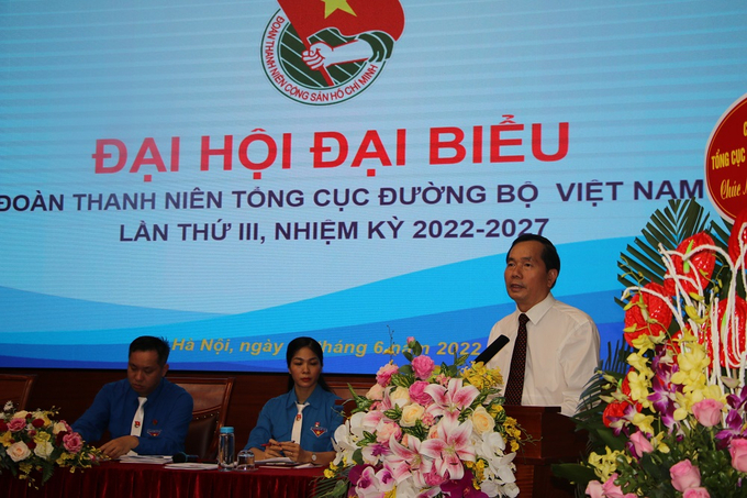 Đồng chí Nguyễn Văn Huyện, Bí thư Đảng ủy, Tổng cục trưởng Tổng cục ĐBVN  biểu chỉ đạo tại Hội nghị
