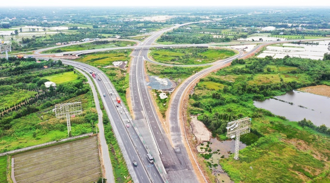 Tổng chiều dài tuyến thuộc dự án là 27,43 km, trong đó đoạn qua tỉnh Đồng Tháp là 18,2 km và tỉnh Tiền Giang là 9,23 km (ảnh minh họa)