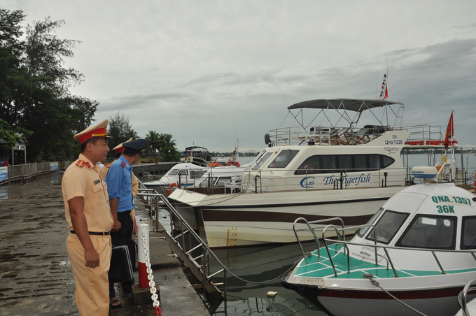 Công tác kiểm tra các bến hành khách đường thủy nội địa của Đoàn liên ngành tỉnh Quảng Nam diễn ra nghiêm túc, bài bản.