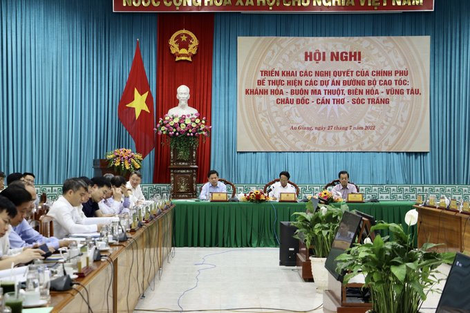 Quang cảnh buổi hội nghị diễn ra tại tỉnh An Giang