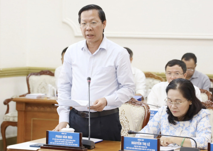Chủ tịch TP.HCM Phan Văn Mãi đề nghị Chính phủ sớm ban hành nghị quyết về triển khai thực hiện dự án đường vành đai 3.