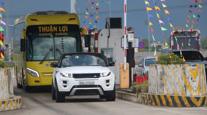 Phương tiện đăng ký ETC qua trạm thu phí Túy Loan - KM 4 (Cao tốc Đà Nẵng- Quảng Ngãi).