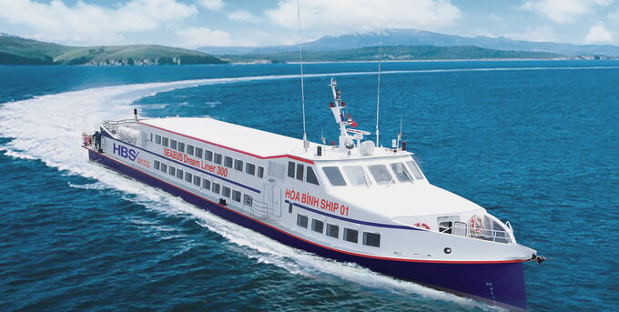 Tàu chở khách cao tốc chở khách cấp VR-SB hoạt động tuyến ven biển - Ảnh internet