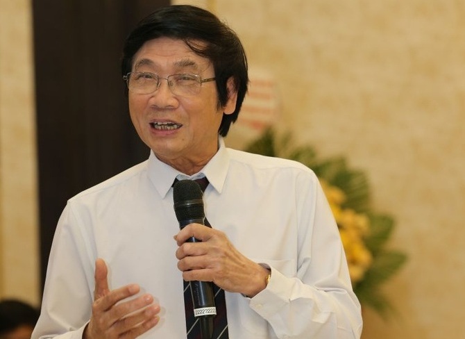 Ông Trần Ngọc Chính đề xuất giải pháp tại Hội thảo.