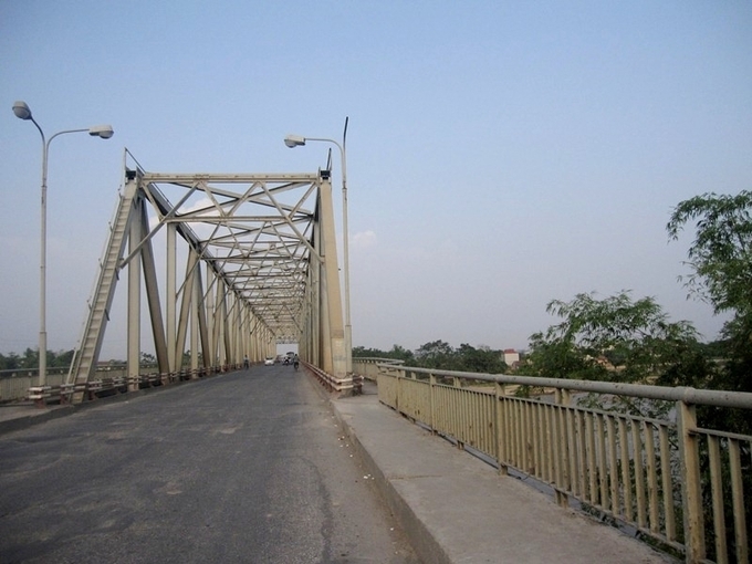 Cầu Phong Châu hiện hữu trên QL32C, tỉnh Phú Thọ