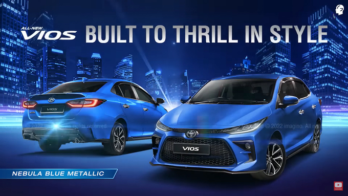 Toyota Vios 2023 dường như là sự tổng hòa thiết kế của 2 mẫu xe: Corolla Altis và Camry..