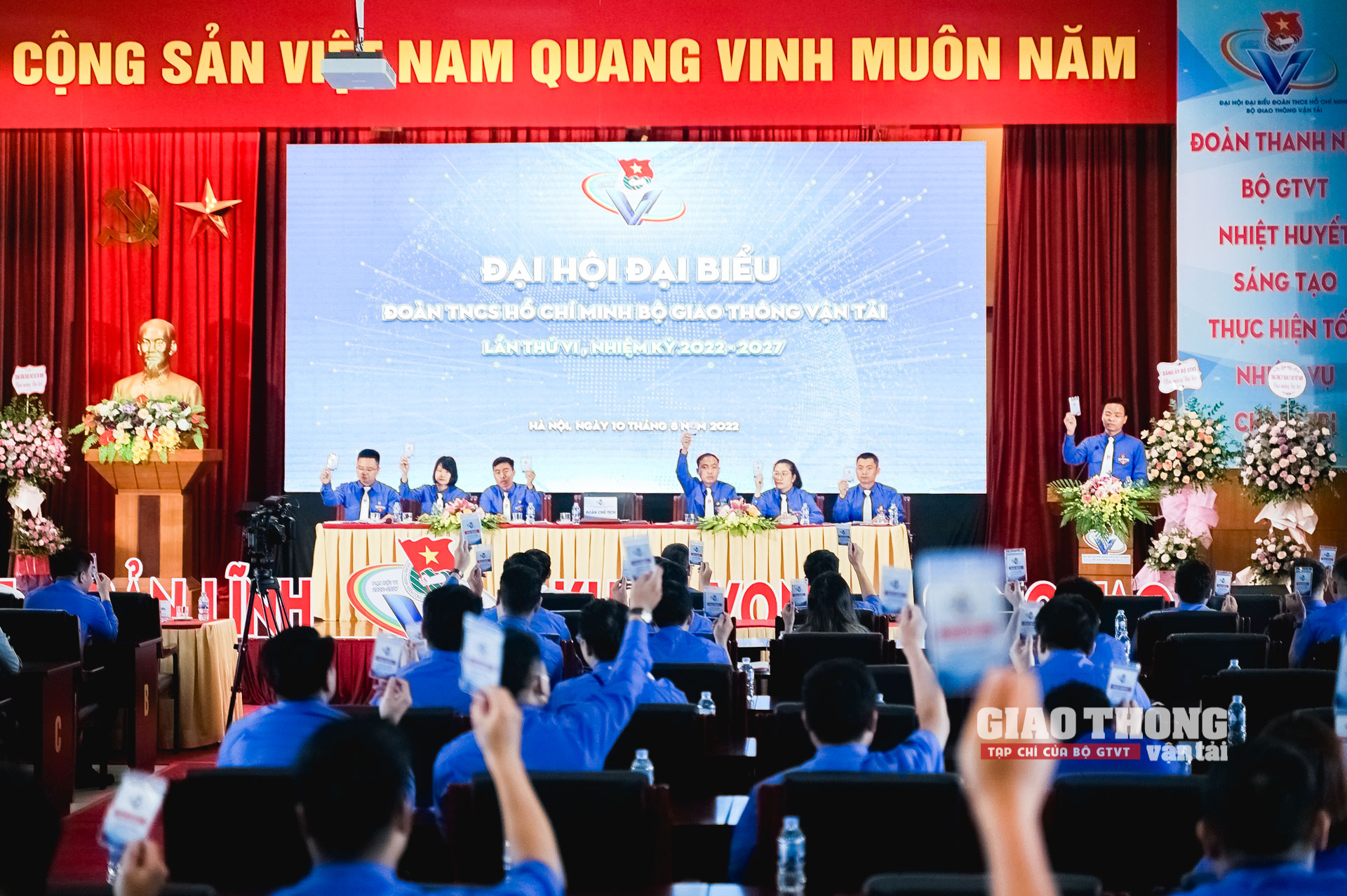 Đại hội có sự tham dự của khoảng 150 đại biểu, đại diện cho 8.000 đoàn viên thanh niên của Bộ GTVT