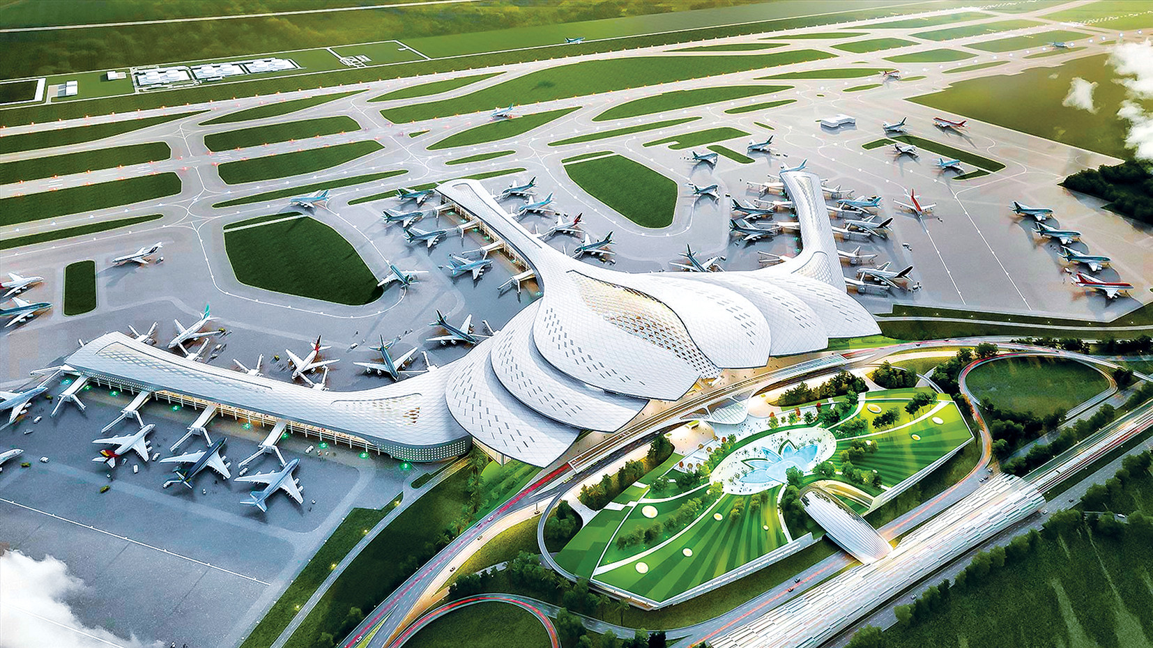 Phối cảnh siêu dự án Cảng hàng không quốc tế Long Thành