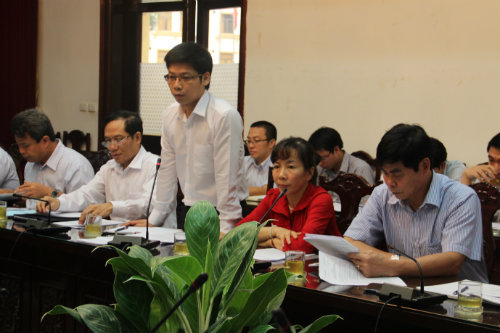 Bí thư Đoàn Thanh niên Bộ Nguyễn Minh Hiếu nhấn mạnh đến những kết quả đã đạt được trong hoạt động của Đoàn thanh niên Bộ 