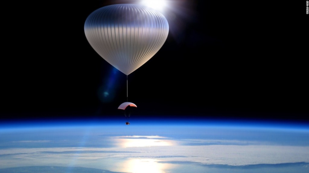 Một khinh khí cầu có thể đạt tới khoảng cánh 40k tính từ mặt đất 