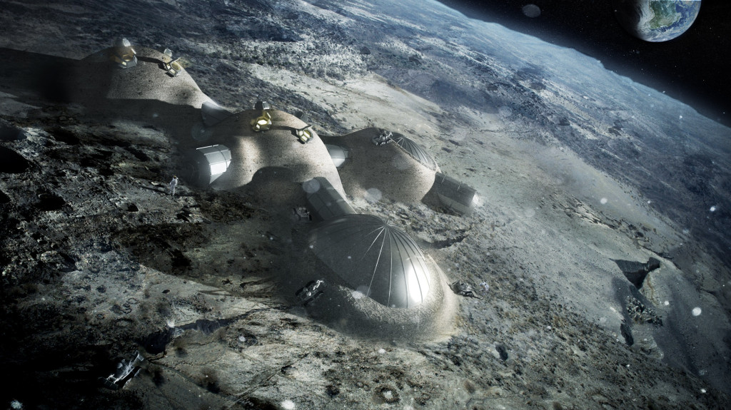 Công nghệ in 3d sẽ sớm đưa con người đến mặt trăng sinh sống 