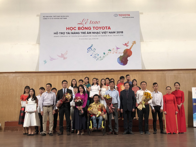 Toyota trao học bổng Âm nhạc 2018-1