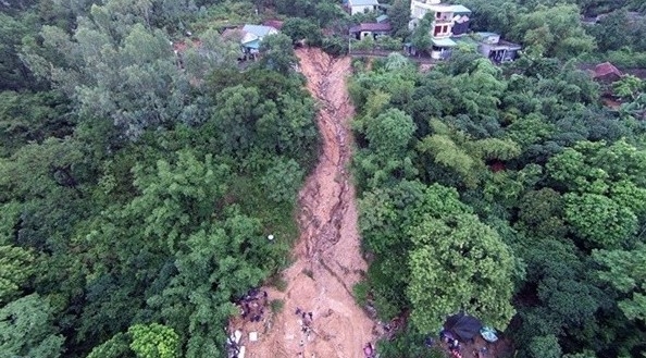 Sạt lở đất tại phường Cao Thắng (TP Hạ Long) đã cư