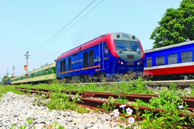 Tàu hỏa của ngành Đường sắt Việt Nam