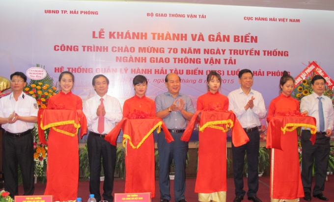 Khánh thành dự án quản lý hàng hải tàu biển (VTS) 