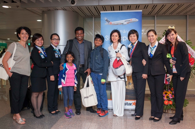 Hành khách từ Singapore đến Đà Nẵng trên chuyến ba