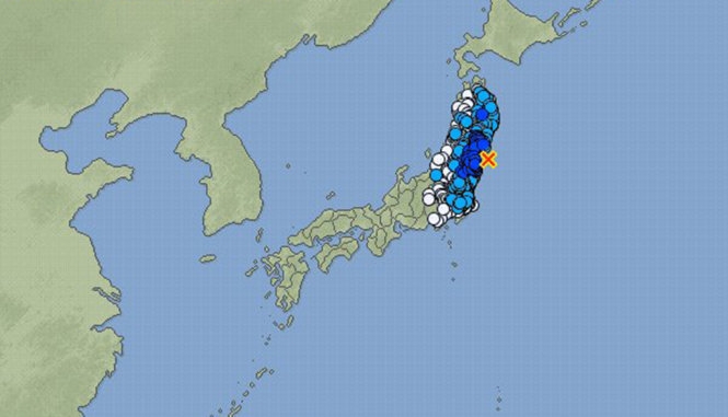 Nhật Bản hứng chịu trận động đất thứ 3