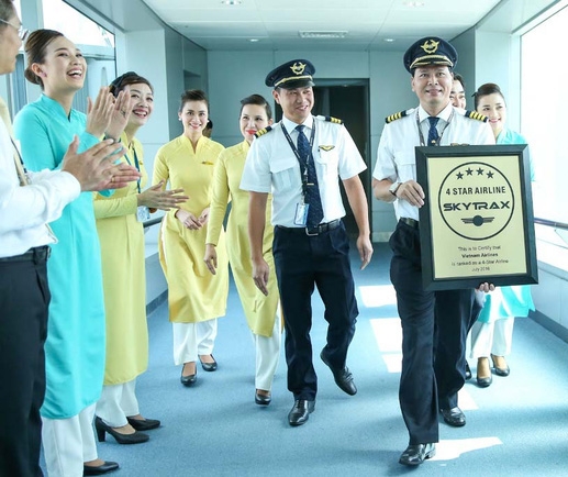 Skytrax đánh giá Vietnam Airlines tiến bộ nh