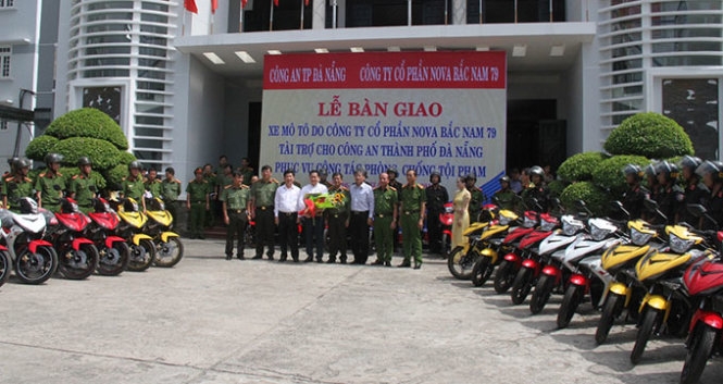 Trang bị 50 môtô cho cảnh sát Đà Nẵng