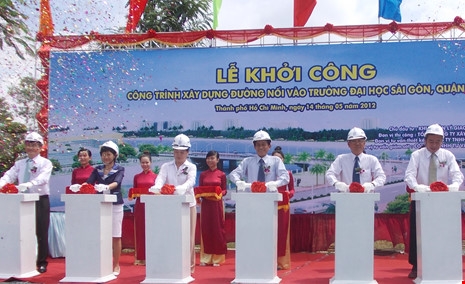 3 Khởi công đường D1 giảm ùn tắc cho đường Nguyễn 