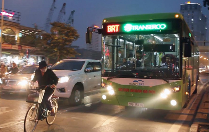 Tháng 1, xe buýt BRT vận chuyển 375.663 hàn
