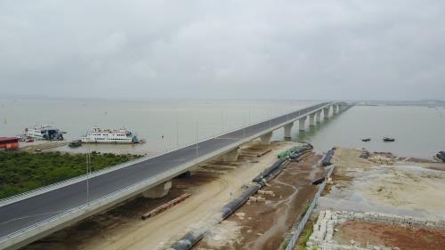 Cầu vượt biển Tân Vũ - Lạch Huyện sắp đưa vào sử d