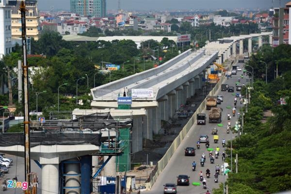 Dự án đường sắt Nhổn- Ga Hà Nội thực hiện được 30%