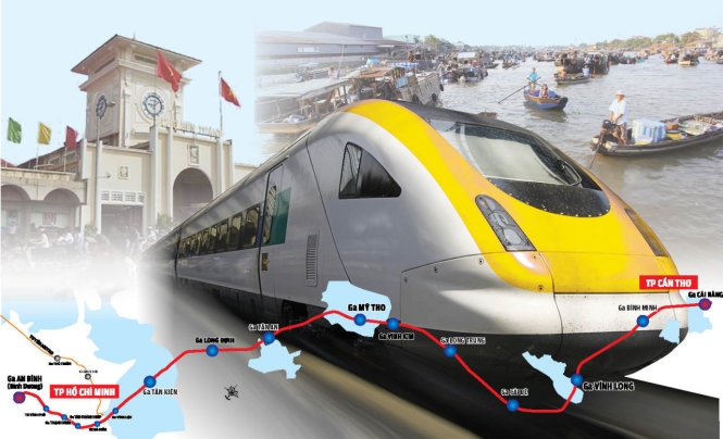 Nghiên cứu dự án đường sắt tốc độ cao TP.HCM - Cần