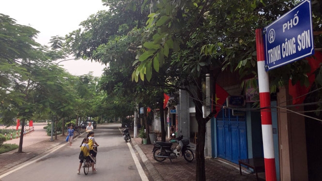 Phố Trịnh Công Sơn tại Hà Nội thành phố đi bộ