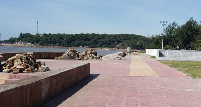Dự án tuyến đường kè đê biển tại Đồ Sơn có nguy cơ