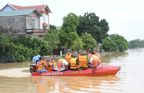 Thực hư thông tin vỡ đê sông Bùi ở Hà Nội