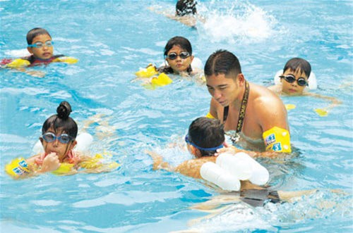 TP.HCM phổ cập bơi cho học sinh mầm non