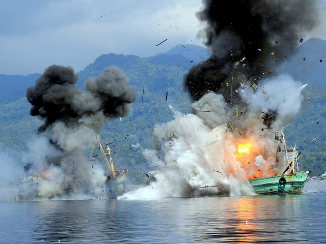 Nội bộ Indonesia kêu gọi không phá hủy tàu cá trái