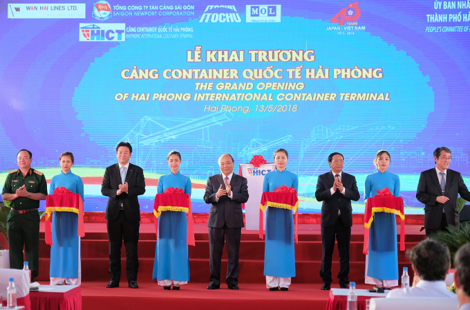Thủ tướng dự khai trương Cảng Container quốc tế Hả