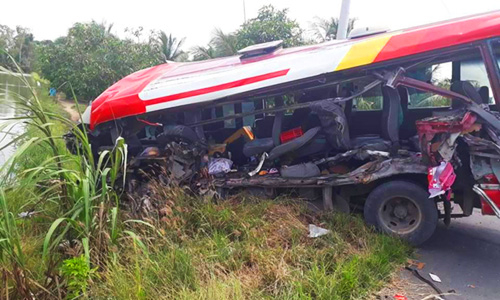 3 người tử vong trong vụ ôtô khách bị nạn ở tuyến 