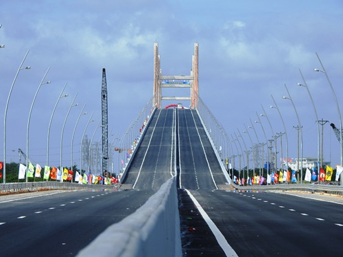 Cầu Bạch Đằng ở Quảng Ninh thu phí từ 1-10