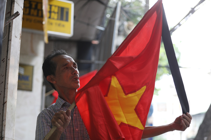 10 Hà Nội treo cờ rủ Quốc tang Chủ tịch nước Trần 