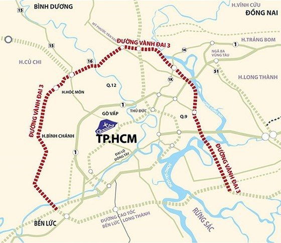 TPHCM kiến nghị Chính phủ triển khai dự án đường V