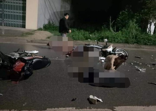 Ba người chết sau tai nạn giữa hai xe máy