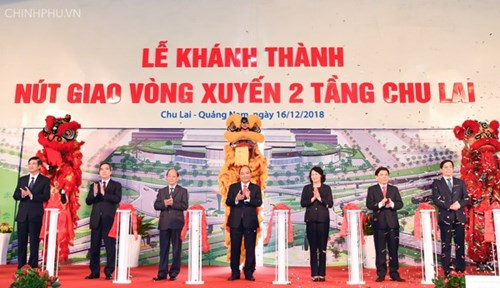 Thủ tướng dự Lễ khành thành nút giao vòng xuyến 2 