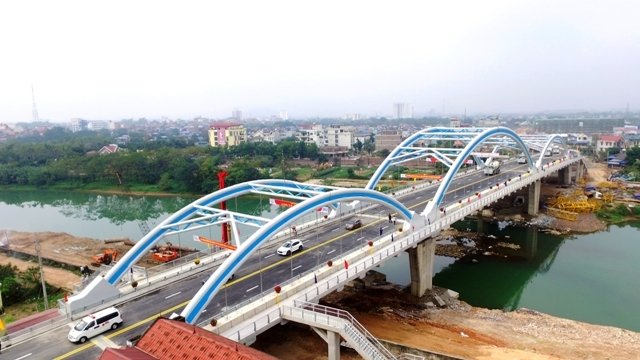 Thông xe cầu Bến Tượng ở Thái Nguyên